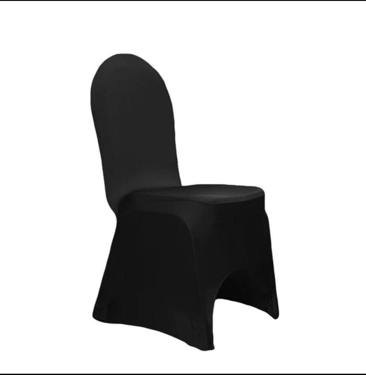 Black Banquet Spandex Chair Cover