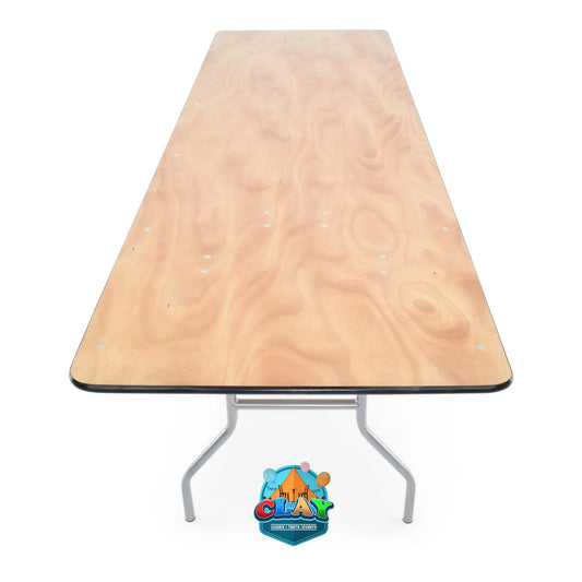 8ft Rectangular Banquet Table